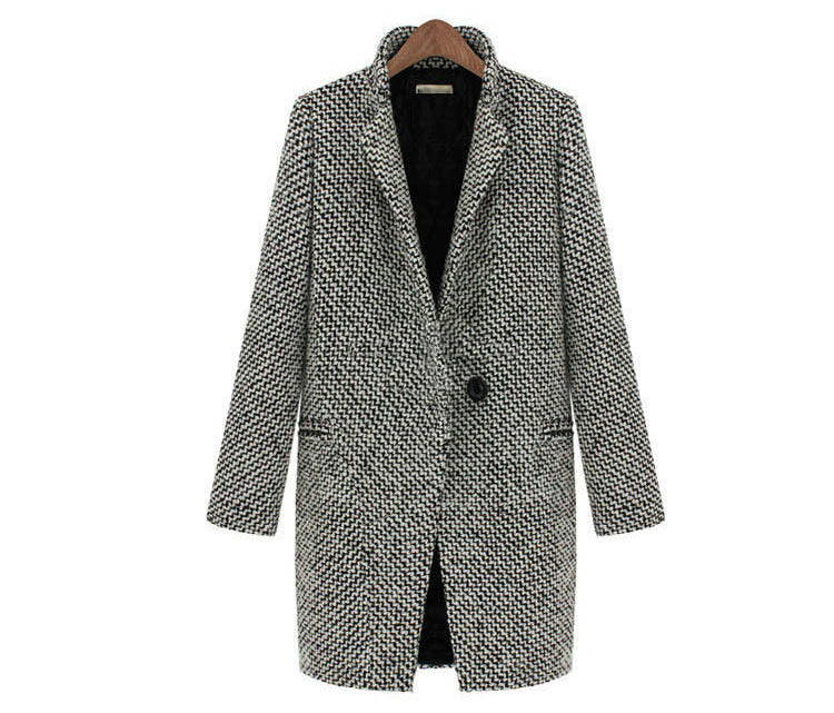 Olive | Manteau long en laine