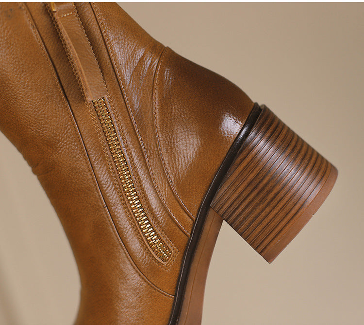 Amara™ – Bottines Élégantes en Cuir