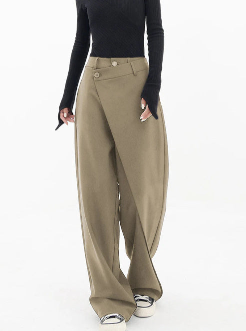 Elysian™ | Pantalon Ample Asymétrique