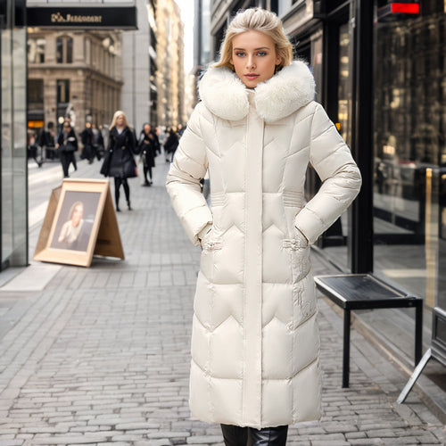 Fayette — Manteau long d’hiver coupe slim
