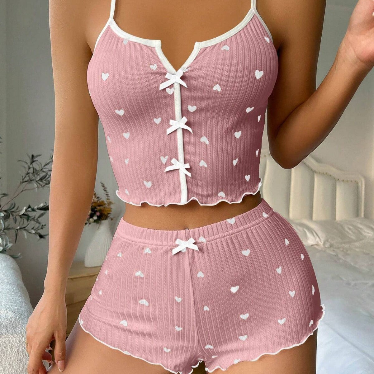 Pyjama Tendance – Charme et petits cœurs