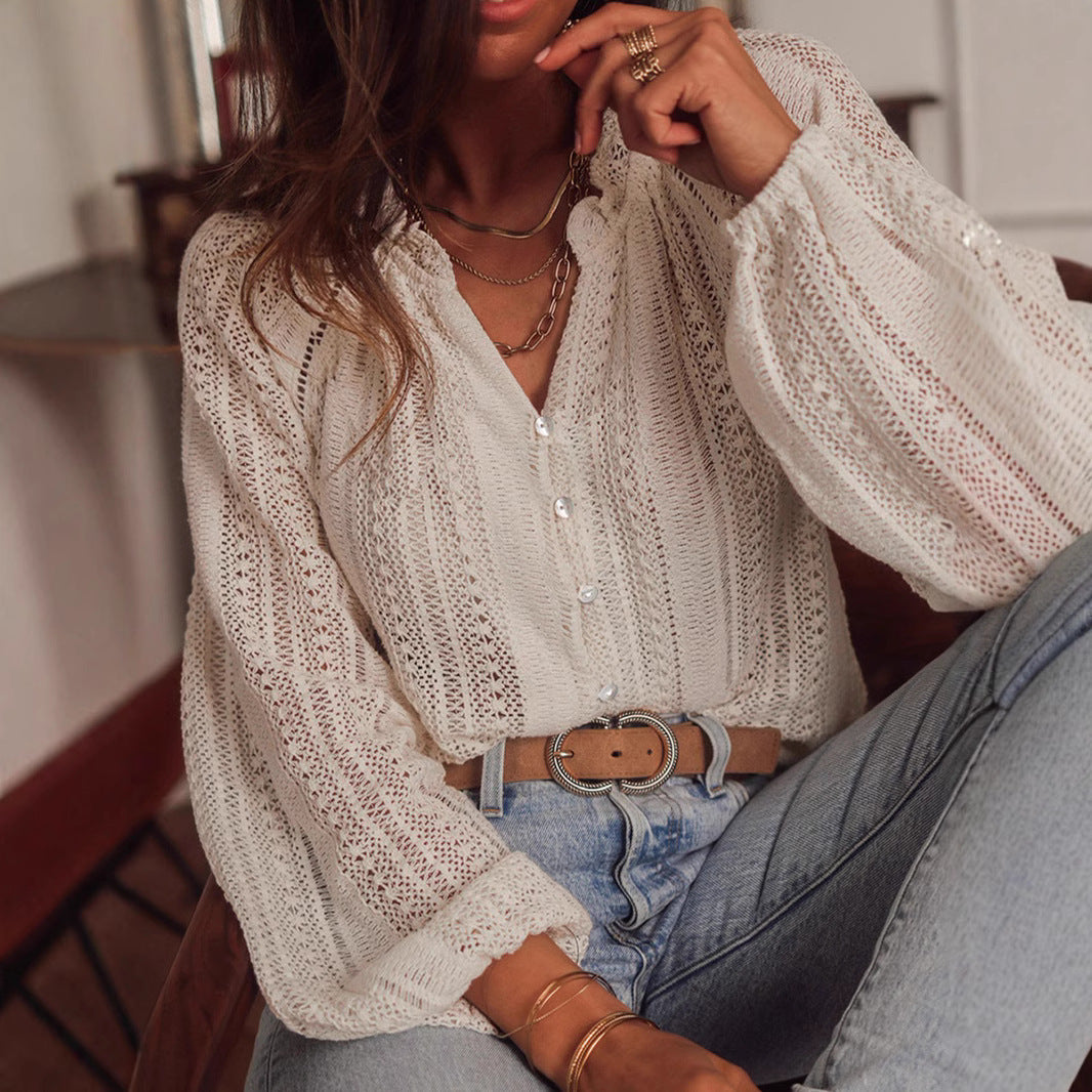 Tunique Romantique en Crochet – Douceur et Féminité