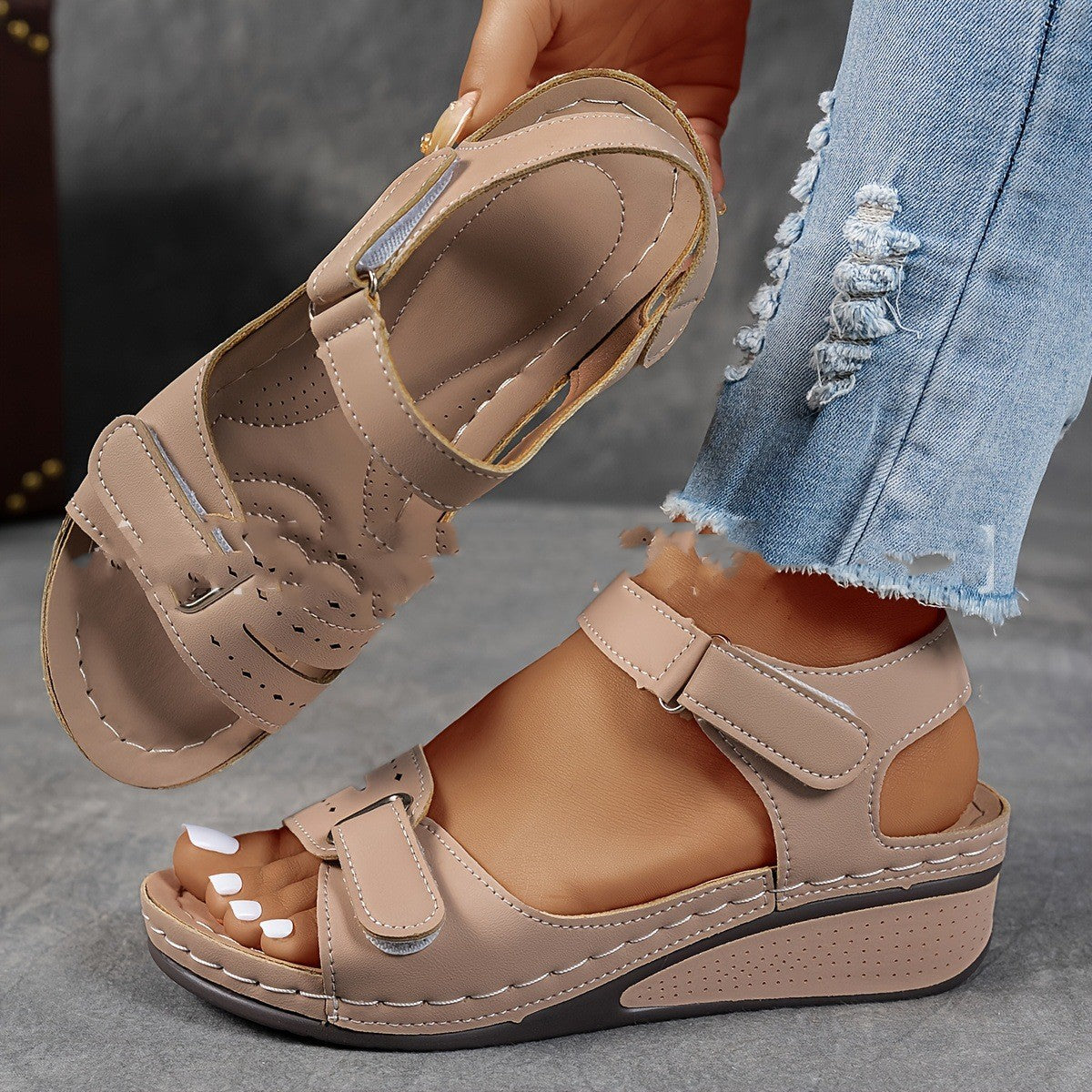 Sandales Compensées Ultra Confort