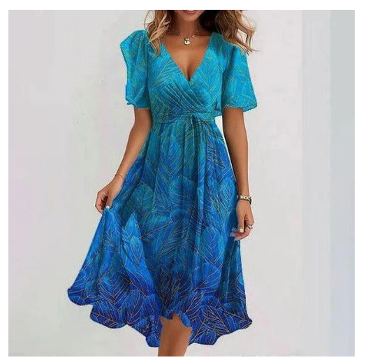 Robe d’Été Chic en Chiffon