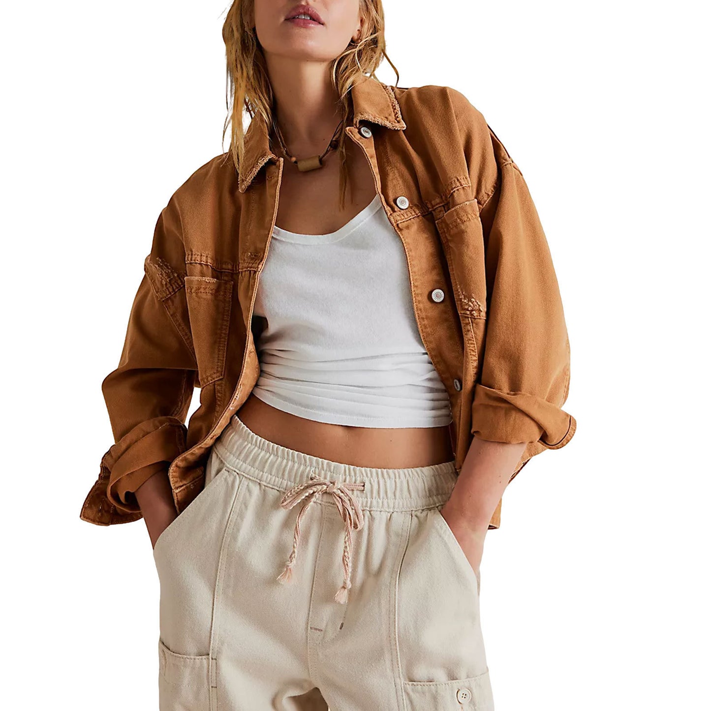 Veste en Jean Ample Femme