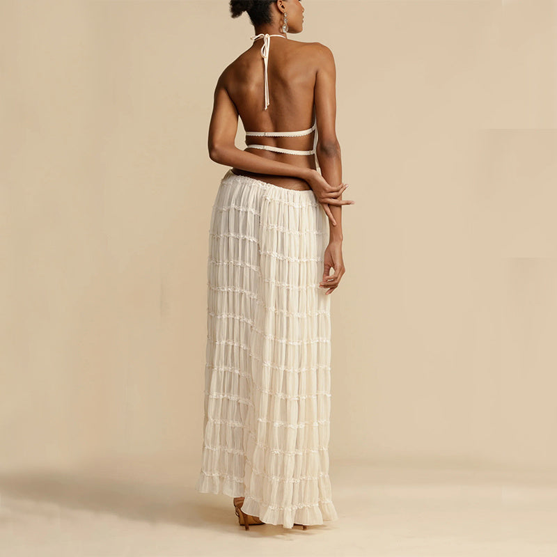 Ensemble Bohème Dos Nu – 2 Pièces Fluides