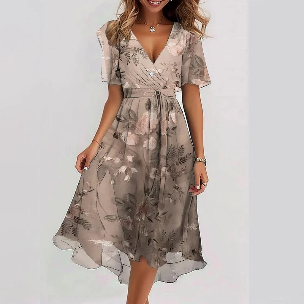 Robe d’Été Chic en Chiffon