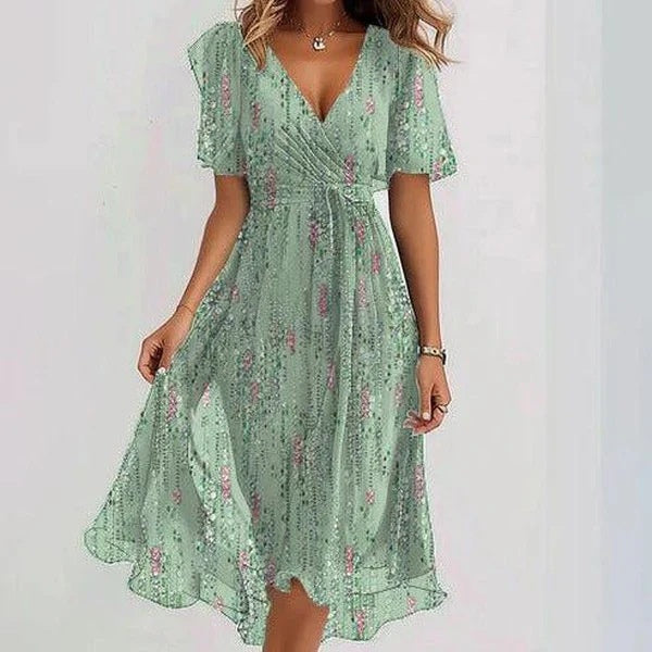 Robe d’Été Chic en Chiffon