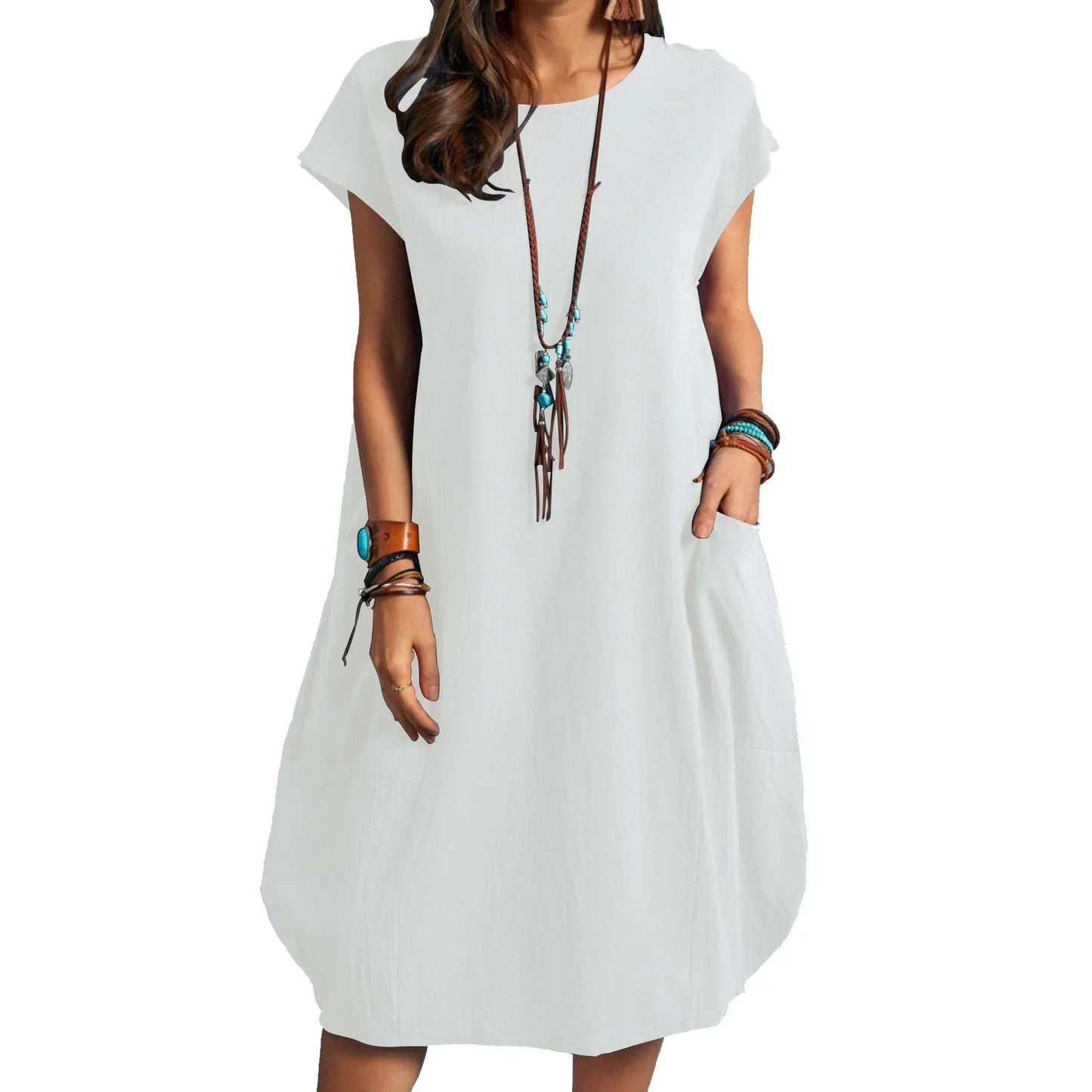 Robe Bohème Rétro – Élégance & Confort pour l'Été