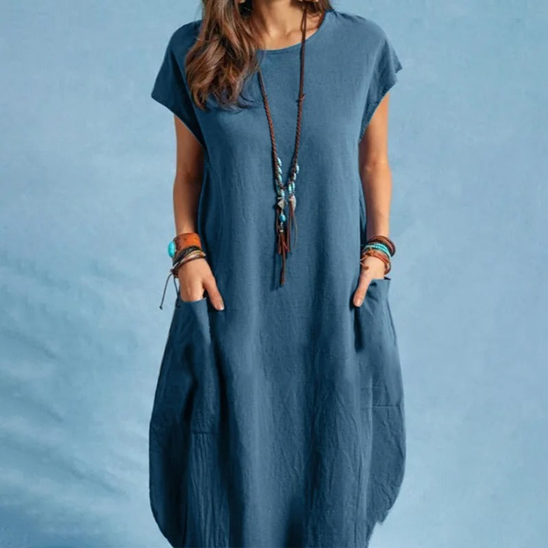 Robe Bohème Rétro – Élégance & Confort pour l'Été