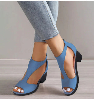 Heidrun | Sandales élégantes et confortables à talon
