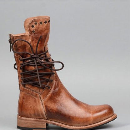 Liora™ – Bottes Élégantes en Cuir