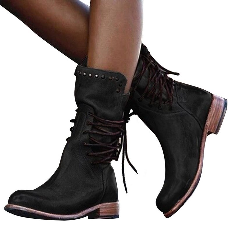 Liora™ – Bottes Élégantes en Cuir