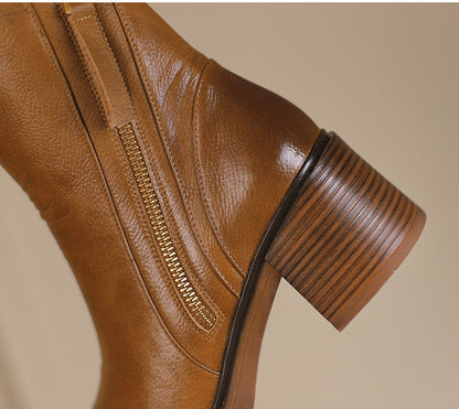 Amara™ – Bottines Élégantes en Cuir
