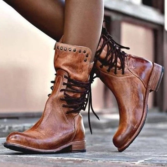 Liora™ – Bottes Élégantes en Cuir