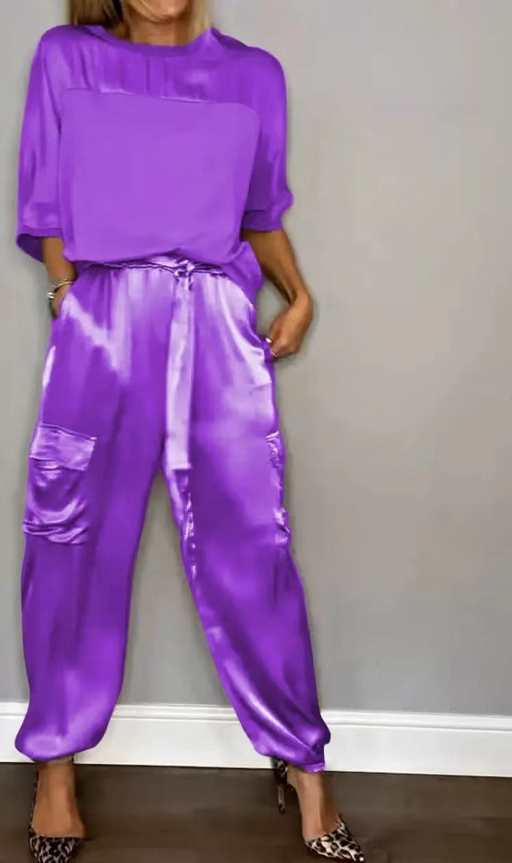 Komazila I Satin Ensemble lounge deux pièces