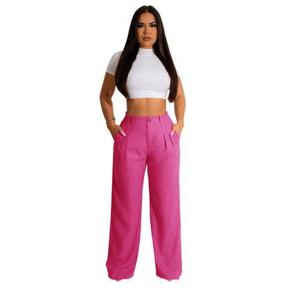 Amara™ – Pantalon Droit Femme Chic & Confort