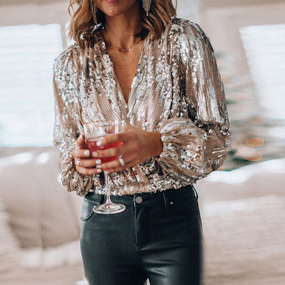 Komazila | Blouse classique à manches longues pour les occasions formelles