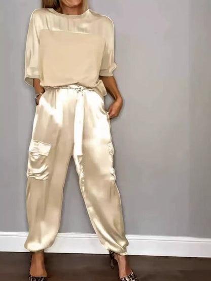 Komazila I Satin Ensemble lounge deux pièces
