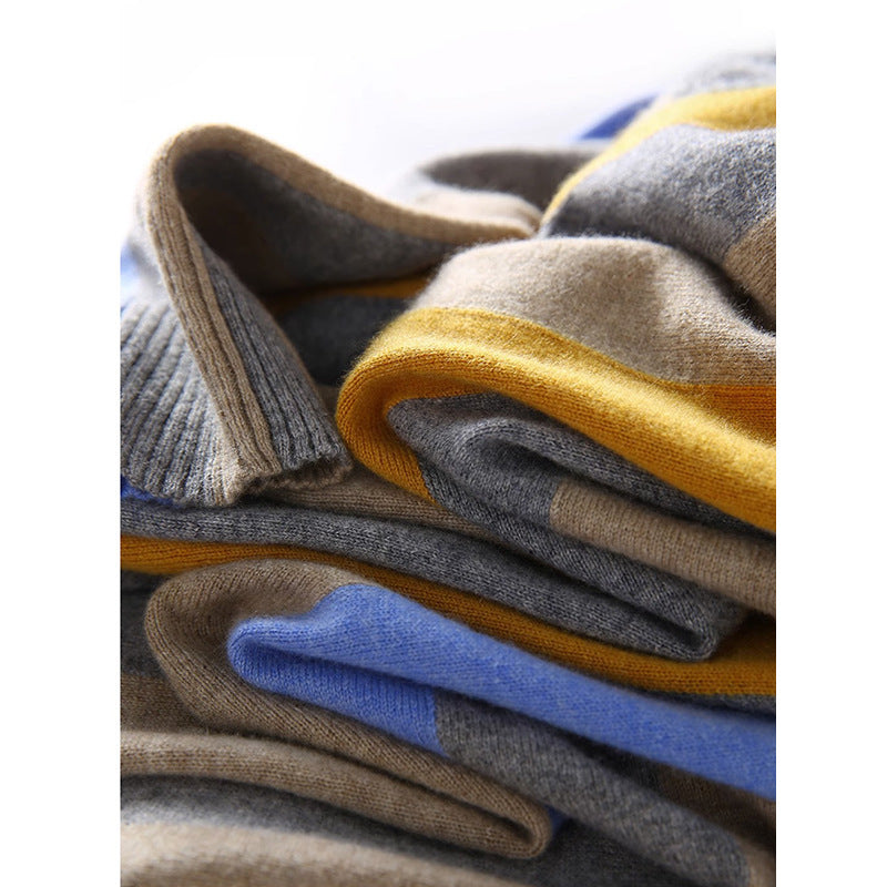 Pull Rayé Élégance Rétro | Solène™