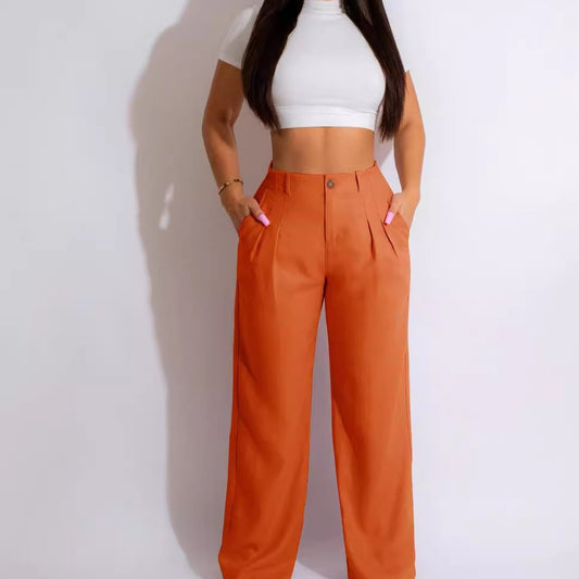 Amara™ – Pantalon Droit Femme Chic & Confort