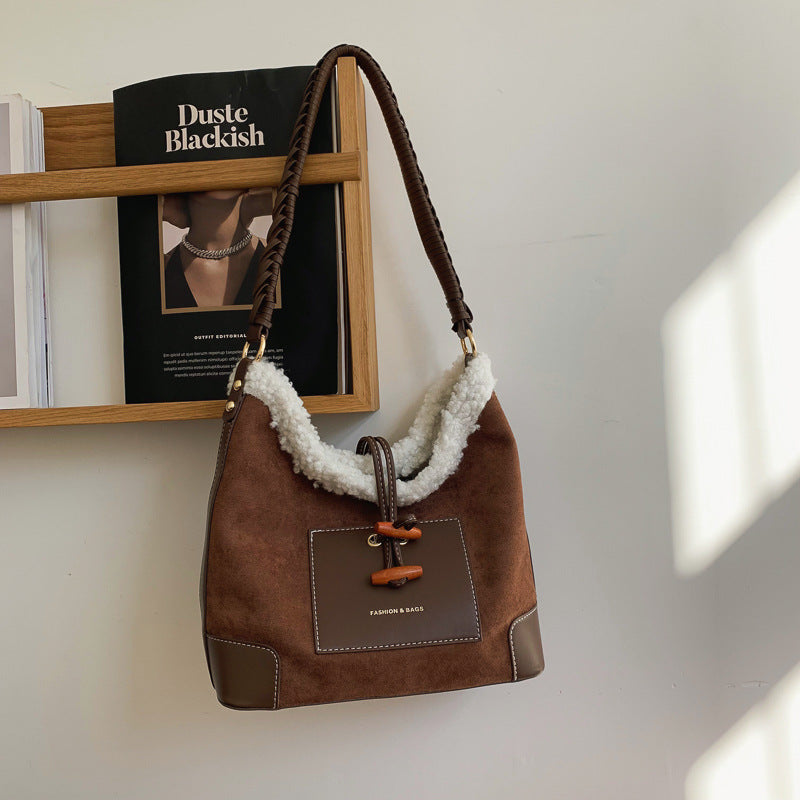 Komazila | Sac fourre-tout luxueux en sherpa