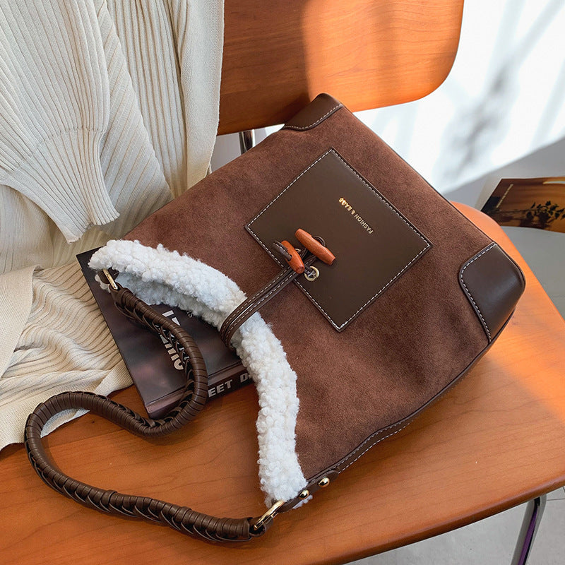 Komazila | Sac fourre-tout luxueux en sherpa