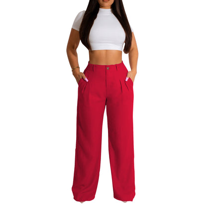 Amara™ – Pantalon Droit Femme Chic & Confort