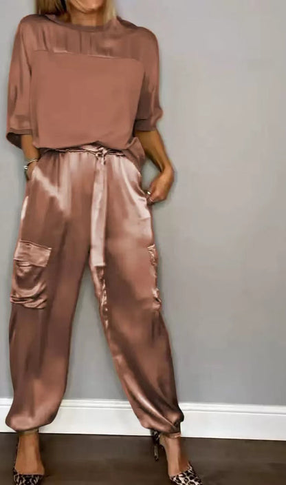 Komazila I Satin Ensemble lounge deux pièces