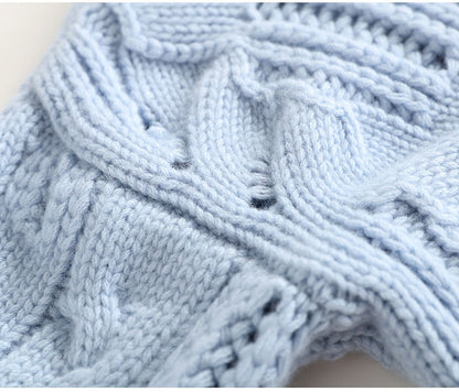 Maëlys™ – Pull Tricot Doux bleu
