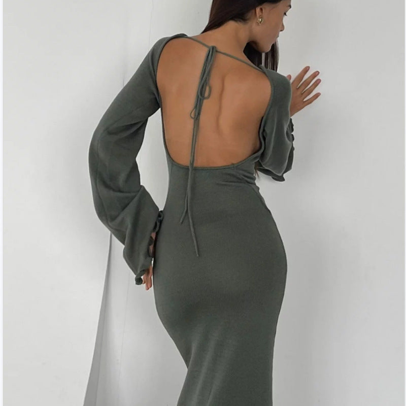 Robe Maille à Volants – L’Essence du Style Naturel