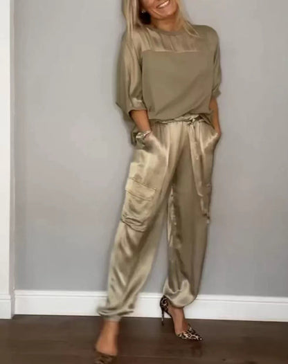 Komazila I Satin Ensemble lounge deux pièces