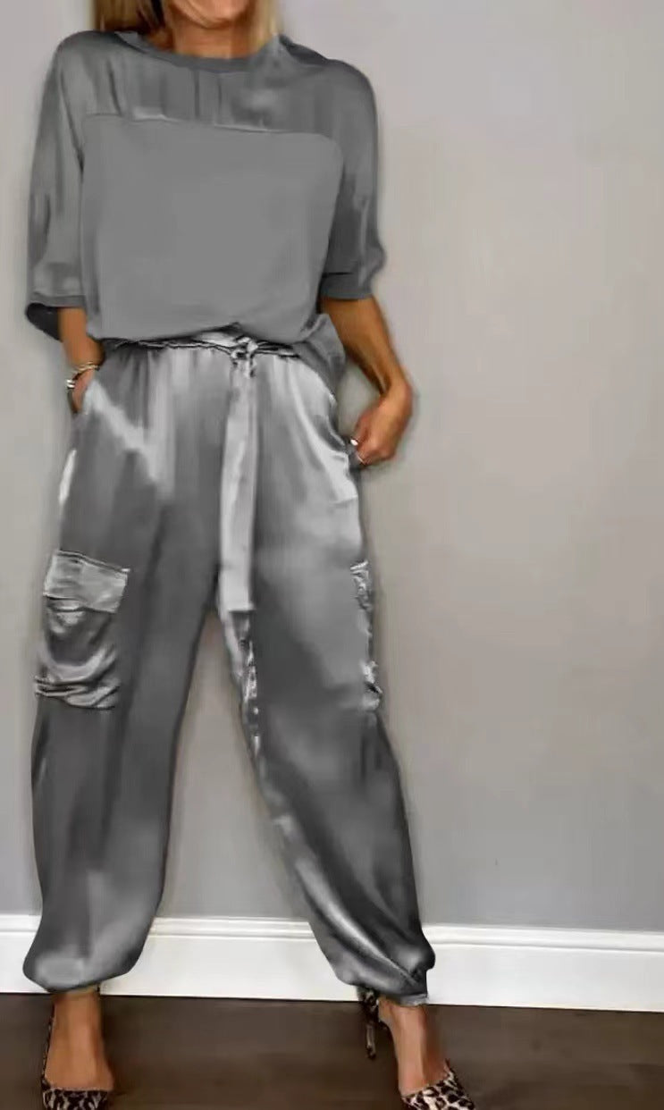 Komazila I Satin Ensemble lounge deux pièces