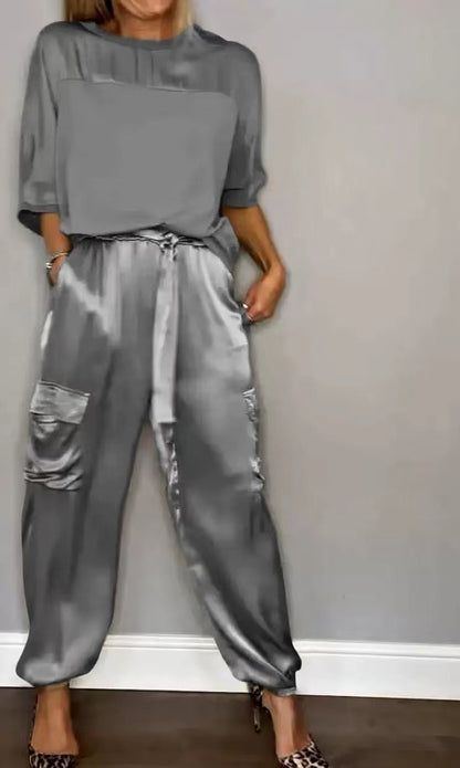 Komazila I Satin Ensemble lounge deux pièces