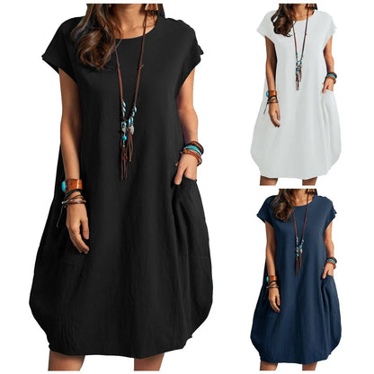 Robe Bohème Rétro – Élégance & Confort pour l'Été