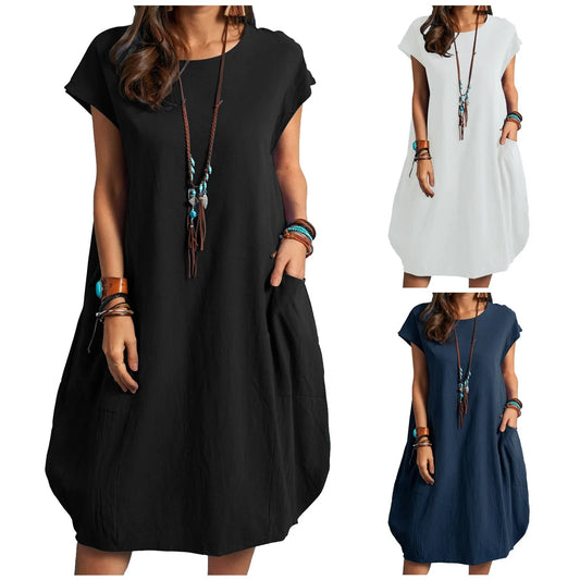 Robe Bohème Rétro – Élégance & Confort pour l'Été