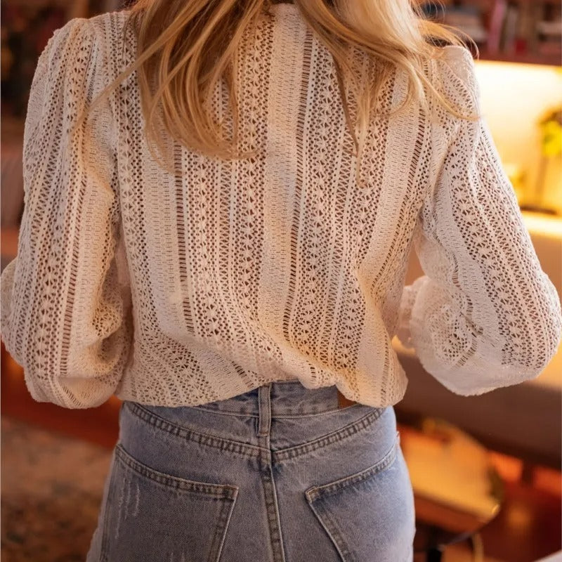 Blouse Femme Manches Longues Unies